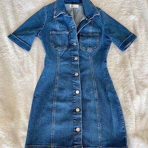 Zara denim dress